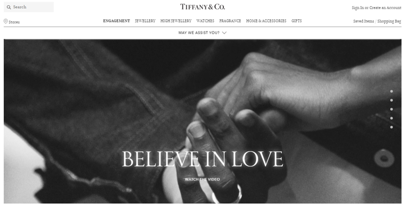 Tiffany Homepage