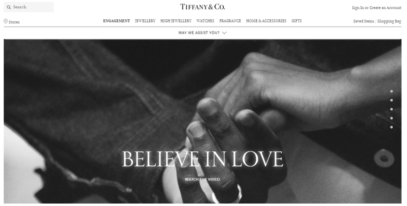 Tiffany & hot sale co website