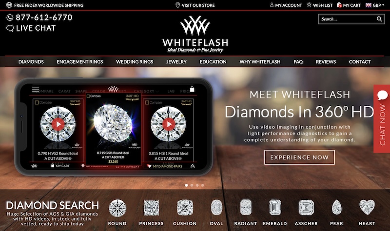 Whiteflash Homepage