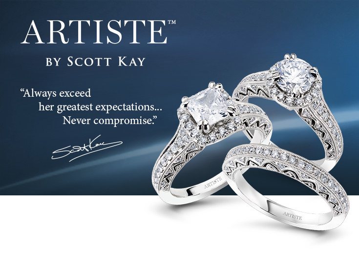 Scott kay mens hot sale platinum wedding bands