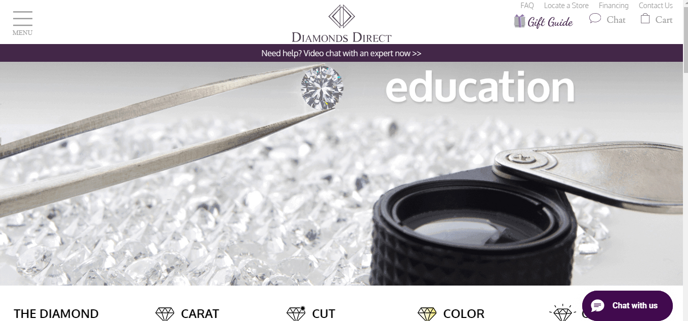 Diamonds deals direct website