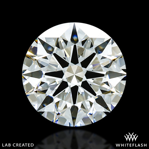 1.01ct D VVS2 Round Hearts and Arrows Lab Created Diamond